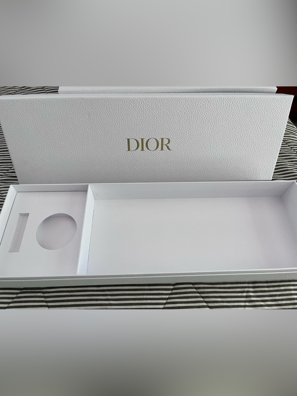 Dior White and Gold Gift Box
